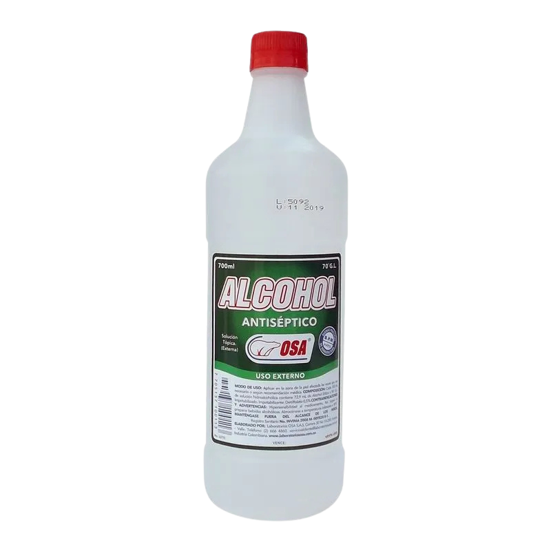 Alcohol Anticéptico Osa Botella 700ml