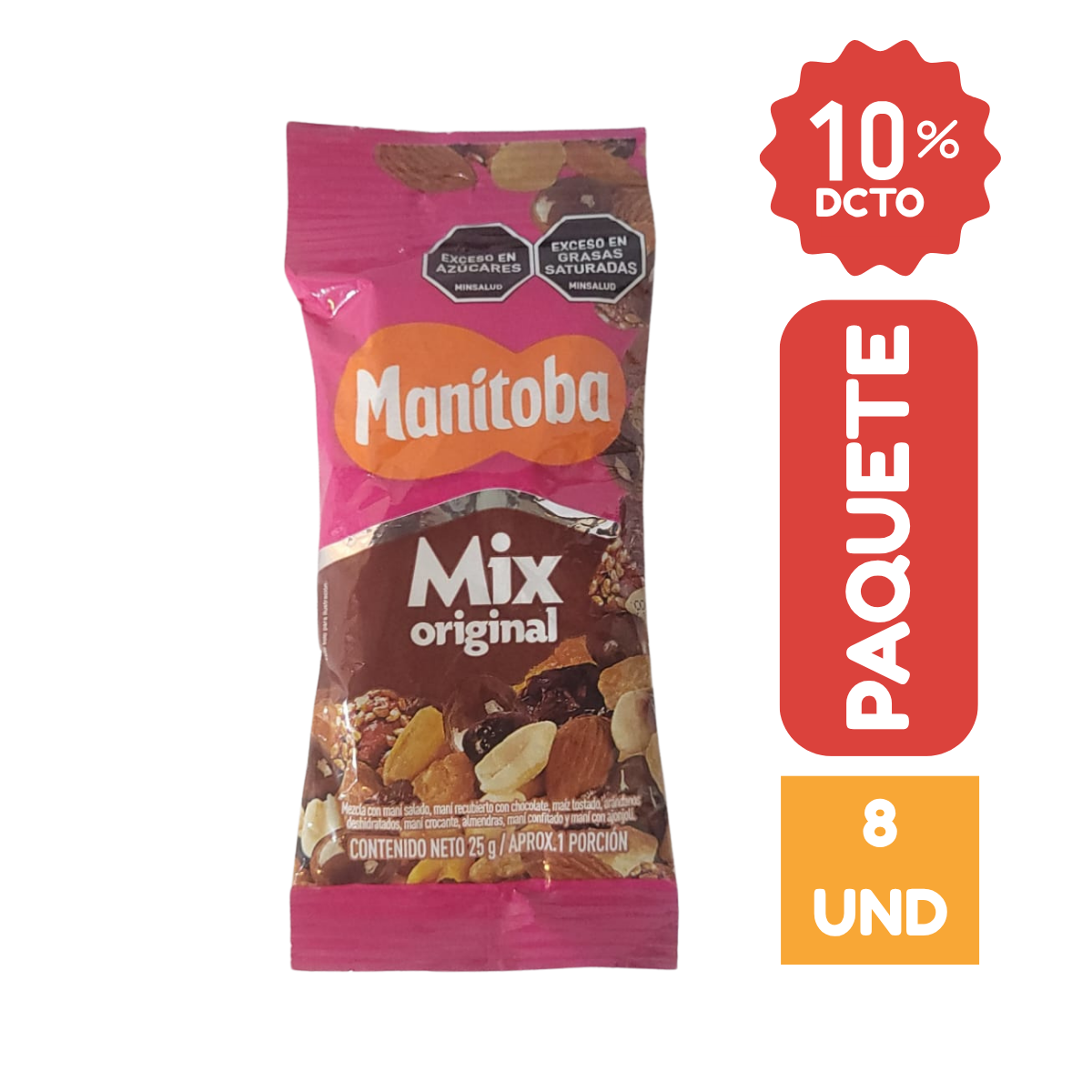 Mix Original Manitoba x 25gr x 8 Unds