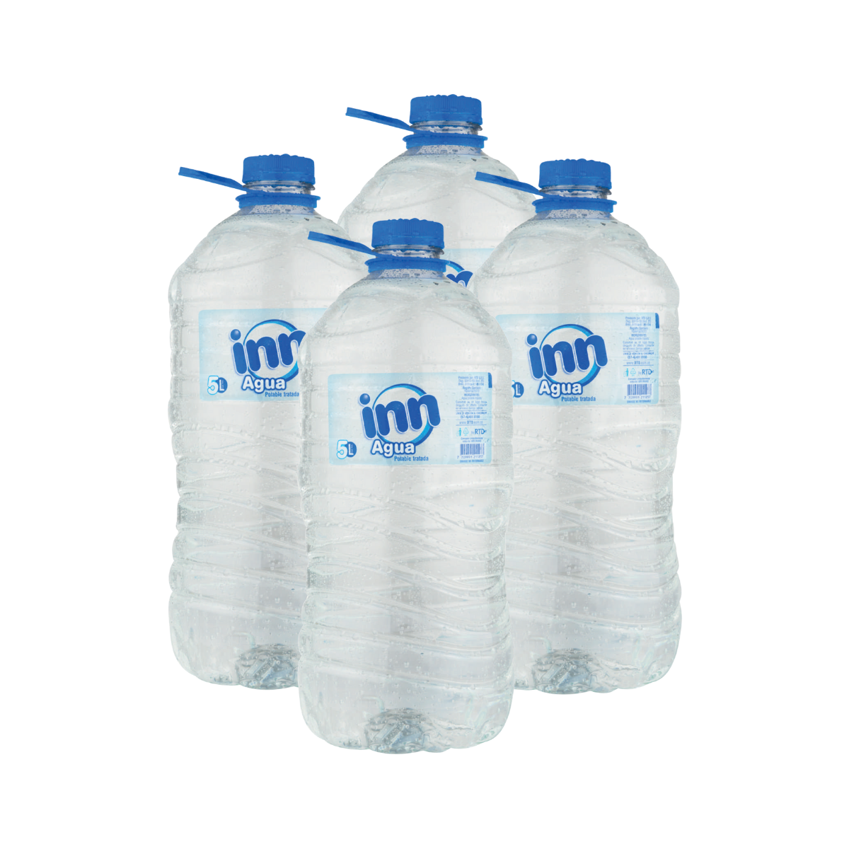 Paca Agua sin Gas Inn x 4 Unds - 5000 ml