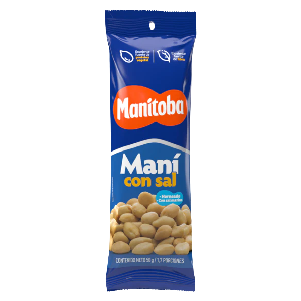 Mani Horneado Salado Manitoba x 50gr
