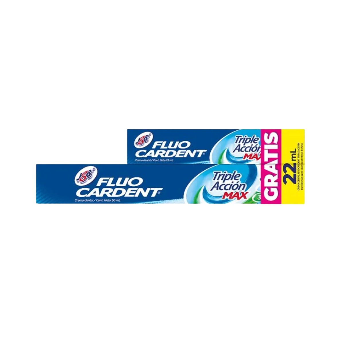 Combo en ofertaCrema Dental Fluo Cardent caja x 50ml + caja 20ml
