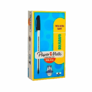 Esfero Kilometrico tapa Negro caja x 12 unds