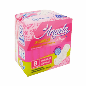 Toallas Higienicas Angela paquete x 8 Unds