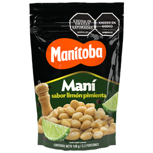 Maní Limon Pimienta Manitoba x 160gr