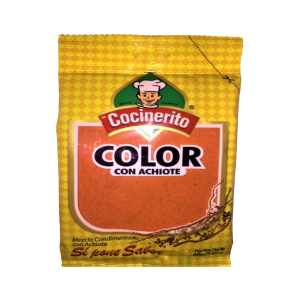 Color con achiote Cocinerito x 60 Gr